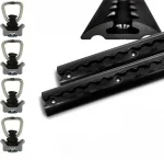 Verzurrschienen Set Schwarz – Bild 3