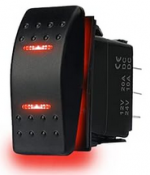 Kippschalter Wippschalter 2 Stufig rot optimal für Sidebyside / UTVs