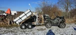 Atv Holz/ Forst Rückewagen mit Kran – Bild 14