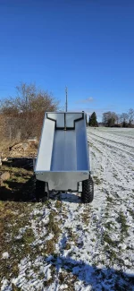 Atv Holz/ Forst Rückewagen mit Kran – Bild 6